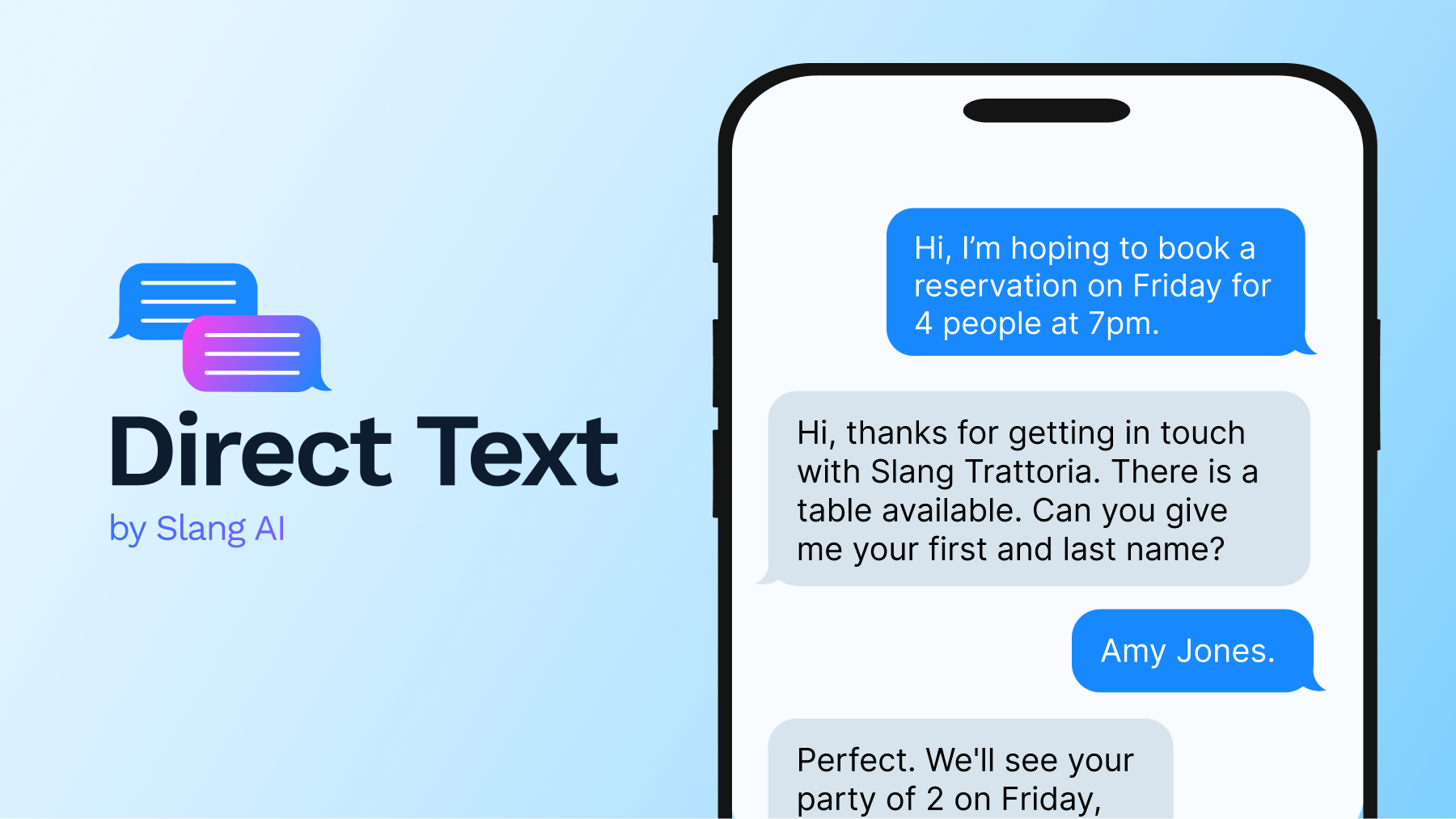 Ermöglichen Sie dialogorientierte, KI-gestützte Textkonversationen mit Direct Text 